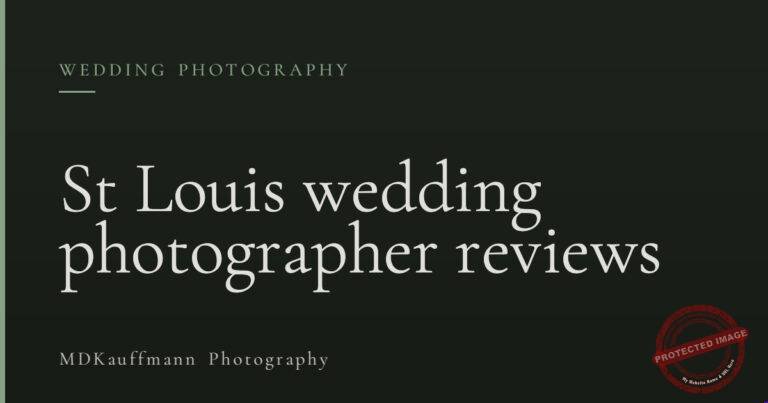 St Louis wedding photographer reviews